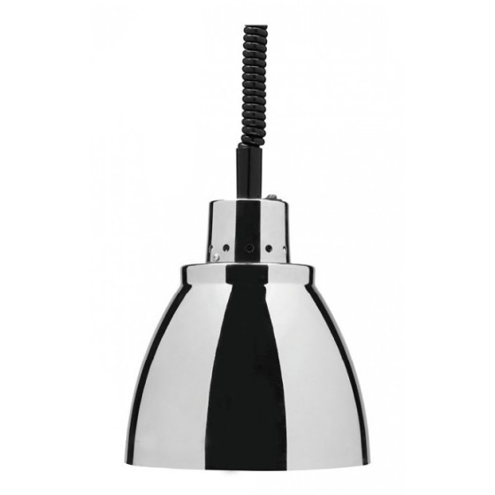 Lampada riscaldante a infrarossi per buffet 250 W rame cromato luce rossa Superior