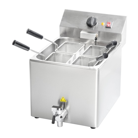 Cuocipasta elettrico da banco 1 vasca da 12 lt 49x58,3x40,3h cm