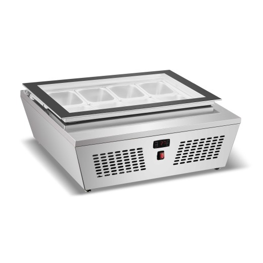 Espositore refrigerato da banco 76,7x61,2x32,8h cm 8 gn 1/6 +2 +12°C