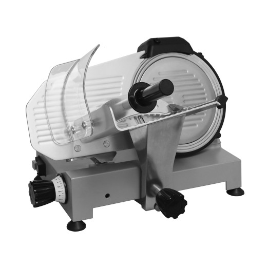 Affettatrice per salumi a gravità con affilatoio fisso linea PRO acciaio cromato Ø 275 mm Standard