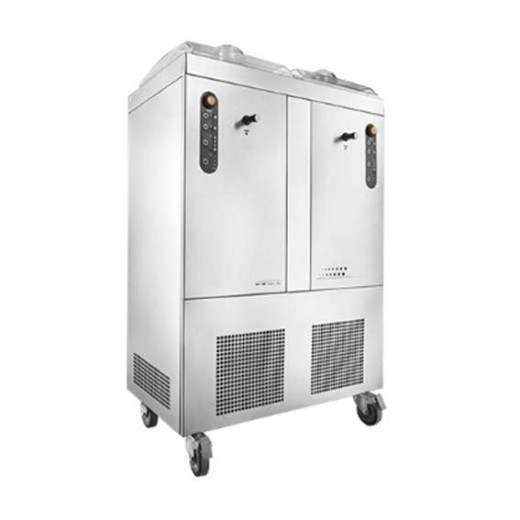 Mantecatore per Gelato raffreddamento ad aria capacità vasca 2 x 3.2 lt