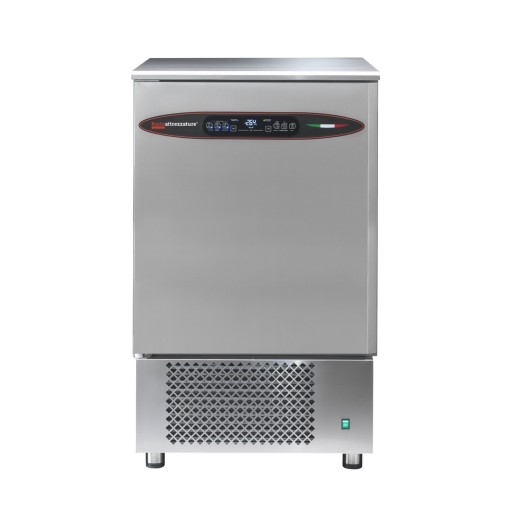 Abbattitore surgelatore di temperatura professionale con touch capacitivo in acciaio inox capacità 10 teglie GN1/1 - motore remoto