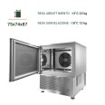 Abbattitore surgelatore di temperatura professionale 5 Teglie 60x40 cm GN 1/1 1400 W
