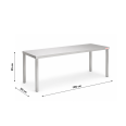 Ripiano singolo in acciaio inox 120x30x35h cm VS