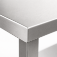 Ripiano sovrapposto in acciaio inox 120x30x65h cm VS