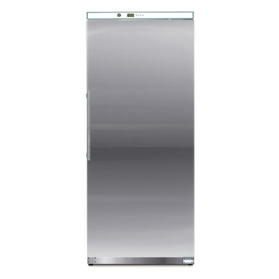 Armoire réfrigérée ventilée à 1 porte en acier inoxydable, 509 litres, 0+8 °C