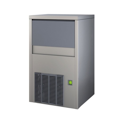 Fabricant de glaçons extrudés à refroidissement par eau, production de 55 kg/24 h, capacité de 10 kg