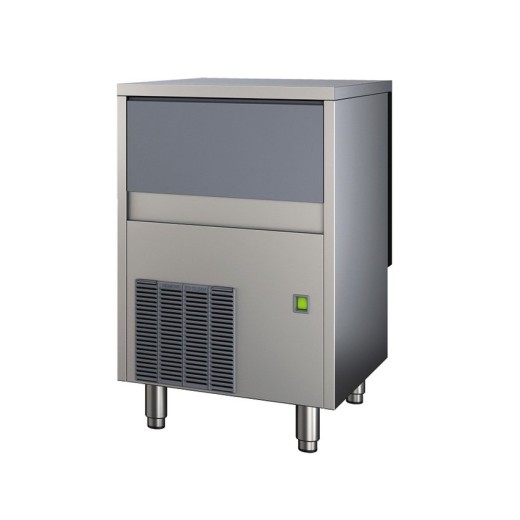 Fabricant de glace en écailles granulaires, refroidissement par eau, production de 111 kg/24 h, capacité de 19 kg