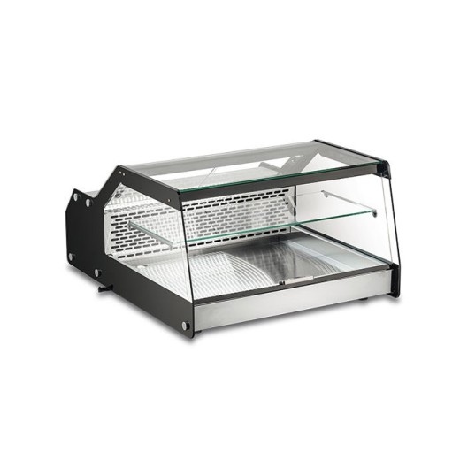 Vitrine réfrigérée de comptoir pour sushis, avec vitres droites, dimensions : 68,9 x 87,4 x 41,9 h cm, capacité : 100 litres