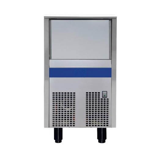 Fabricant de glaçons pleins à refroidissement par air, production de 60 kg/24 h, capacité de 30 kg