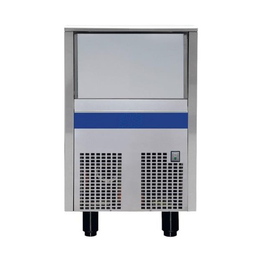 Fabricant de glaçons pleins à refroidissement par air, production de 80 kg/24 h, capacité de 40 kg