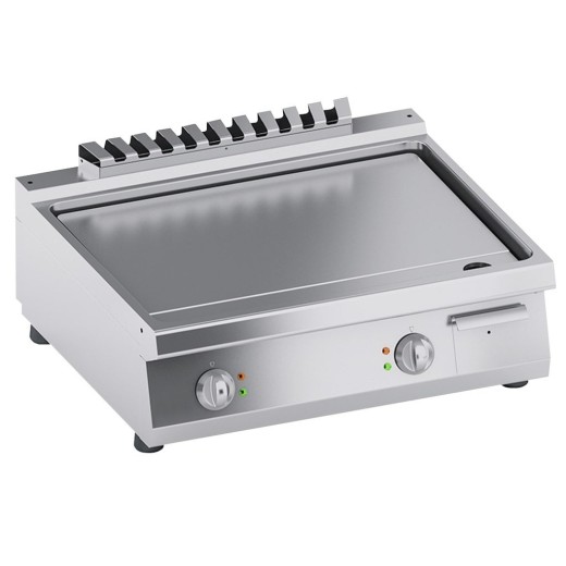 Plaque de cuisson électrique de comptoir à surface lisse surbaissée, 10 kW, 80 x 70 x 25 (h) cm