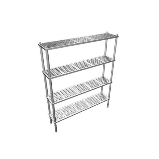Rayonnage pour chambre froide, profondeur 400 mm, 1 000 × 400 × 1 800 (h) mm