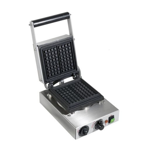 Machine à gaufres rectangulaire manuelle simple 255 x 410 x 230 h mm