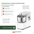 Pétrin à spirale sur roulettes, 30 litres, monophasé - GO