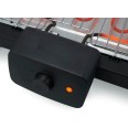 Barbecue électrique de table avec support, 2 kW, 44,7 x 35,5 x 71 (h) cm