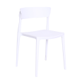 Silla de color blanco, 50 x 53 x 75,5 h cm