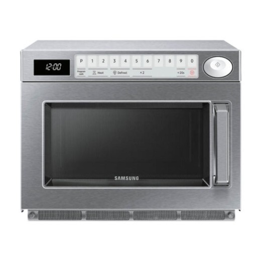 Horno microondas profesional Samsung MJ6093AT con controles digitales, 1,85 kW