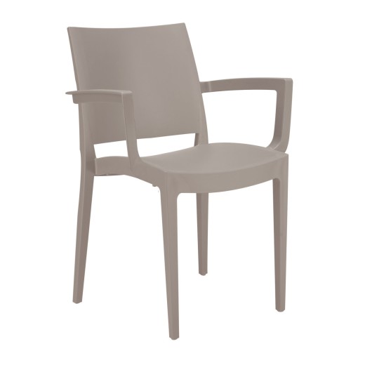 Silla Trieste con reposabrazos Juta