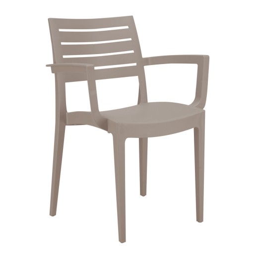 Silla «Firenze» con reposabrazos «Juta»