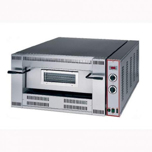 Horno de gas para pizza con capacidad para 6 pizzas de Ø 35 por cámara