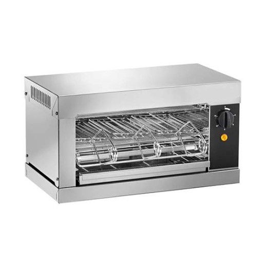 Tostadora de 3 pinzas con carga frontal, 440 x 240 x 250 (alt.) mm