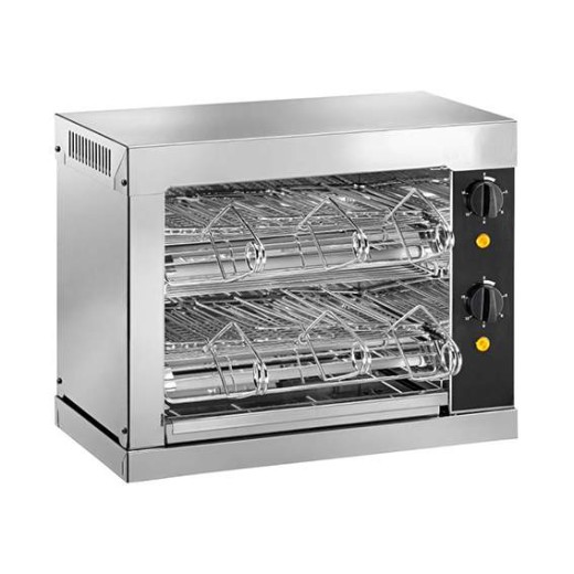 Tostadora de 6 pinzas con carga frontal, 440 x 240 x 380 (altura) mm