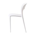 Silla de color blanco, 56 x 41 x 84 (altura) cm