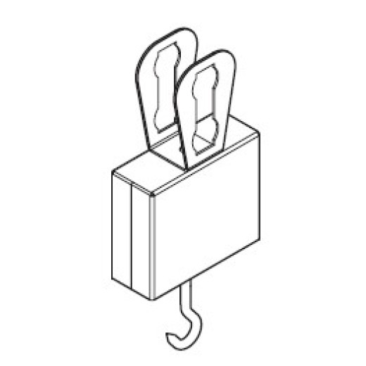 Load cell for weighing a sample of cured meat