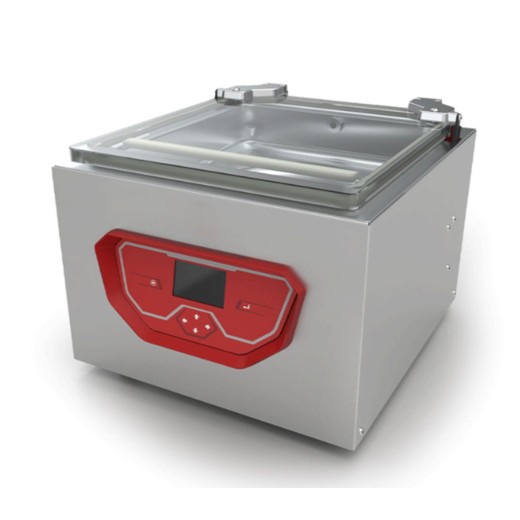 Stainless steel chamber vacuum sealer with sealing bar, Ø 300 mm, 41 x 46 x 37 (h) cm