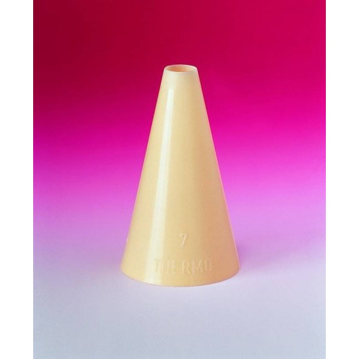 Round polypropylene piping nozzle, Ø 19 mm