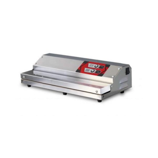 Stainless steel external extraction packaging machine with a 450 mm sealing bar