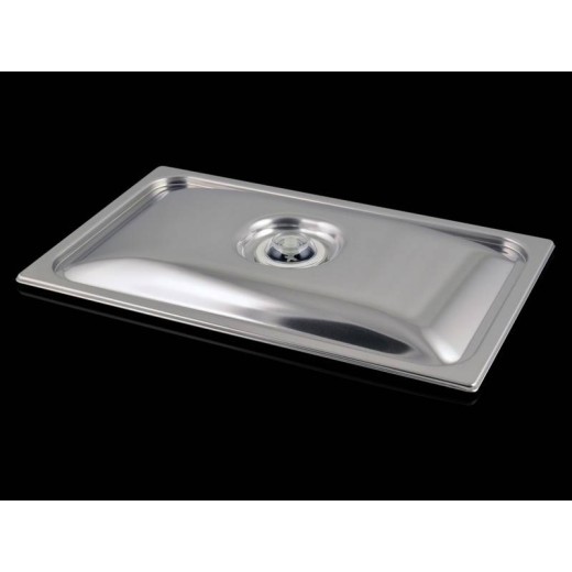 GN 1/1 stainless steel lid for vacuum-sealed containers
