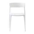 White chair, 50 x 53 x 75.5h cm