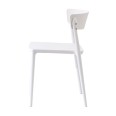 White chair, 50 x 53 x 75.5h cm