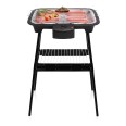 Electric tabletop barbecue with stand, 2 kW, 38 x 22 x 71 (h) cm