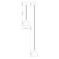 250 W Aluminium Classic White Light Infrared Buffet Heater