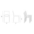 White Paris chair