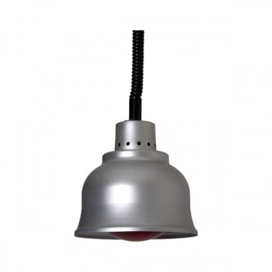 Infrarot-Wärmelampe für Buffets, 250 W, Aluminium, rotes Licht, Classic