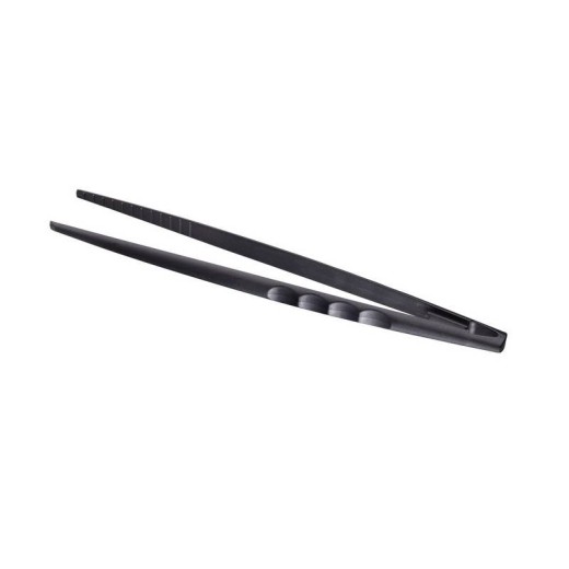 Küchenzange aus schwarzem Nylon, 310 mm