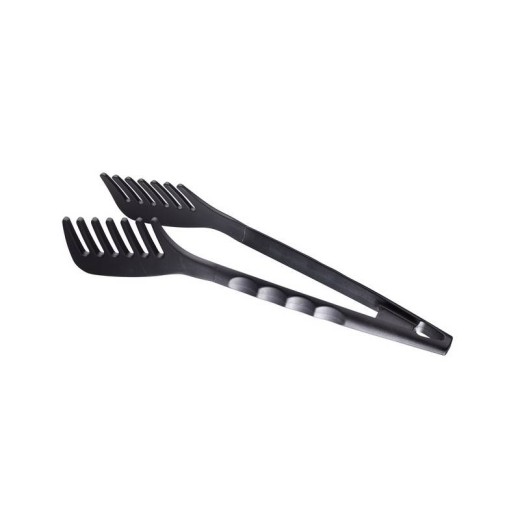 Spaghetti-Servierzange aus schwarzem Nylon, 280 mm
