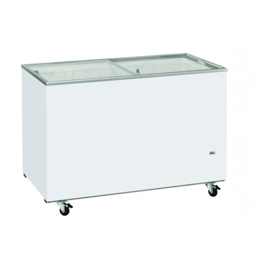 Statischer Tiefkühlschrank mit Schiebetüren, -22 bis -12 °C, 1305 × 635 × 890 (H) mm, 400 l