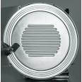 Schinkenschneidemaschine mit Schwerkraftzuführung und feststehendem Schleifgerät, 0,18 kW, Ø 250 mm, grau